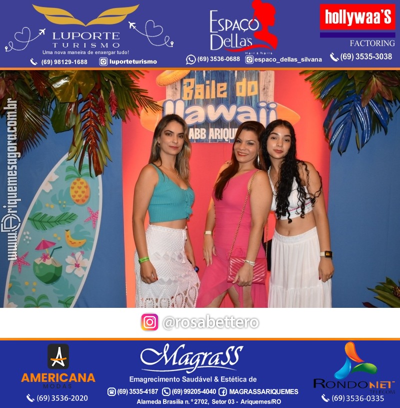 BAILE DO HAWAII em Ritmo Tropical na AABB em Ariquemes Rondônia