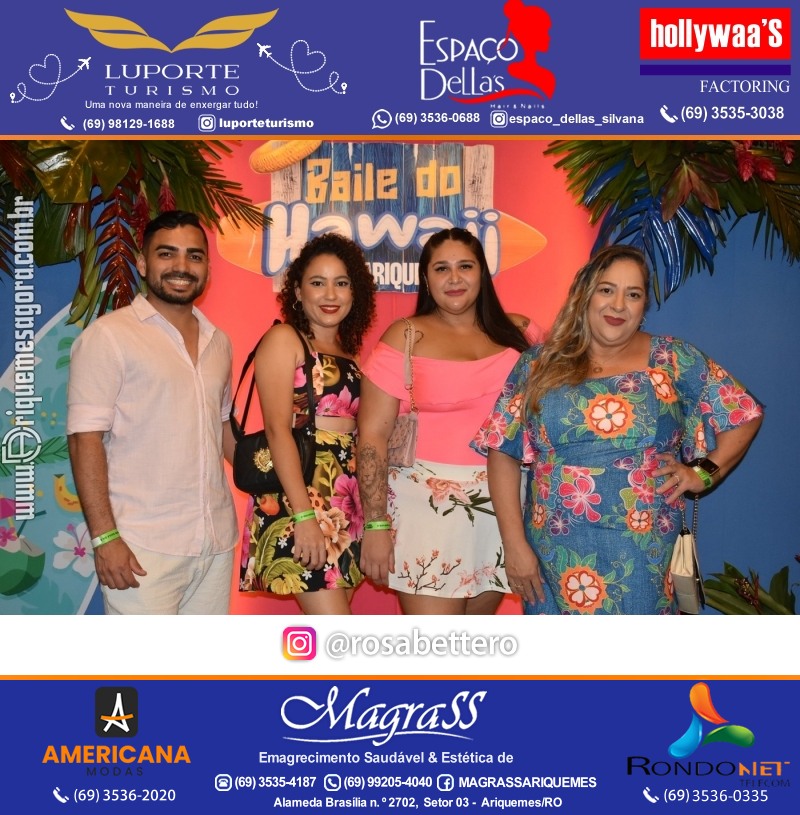 BAILE DO HAWAII em Ritmo Tropical na AABB em Ariquemes Rondônia
