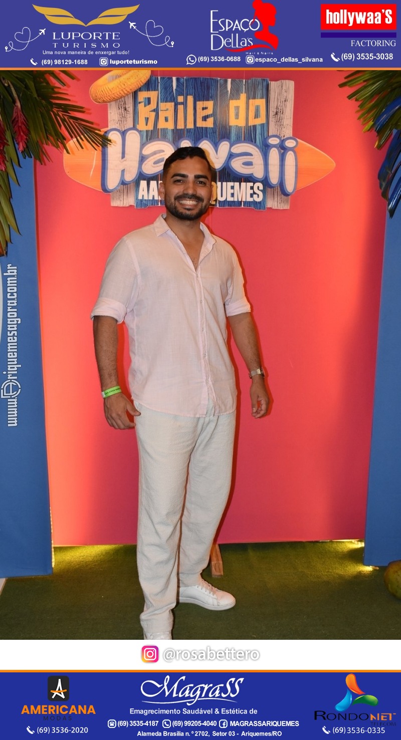 BAILE DO HAWAII em Ritmo Tropical na AABB em Ariquemes Rondônia