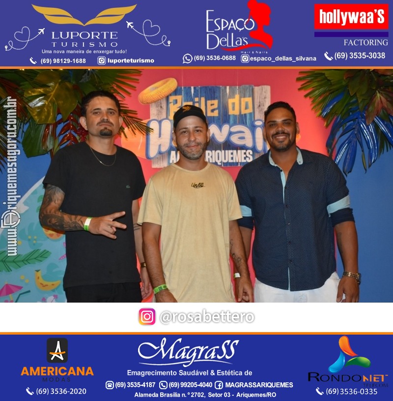 BAILE DO HAWAII em Ritmo Tropical na AABB em Ariquemes Rondônia