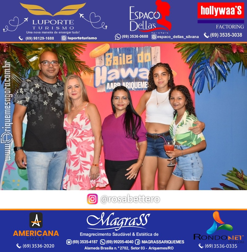 BAILE DO HAWAII em Ritmo Tropical na AABB em Ariquemes Rondônia