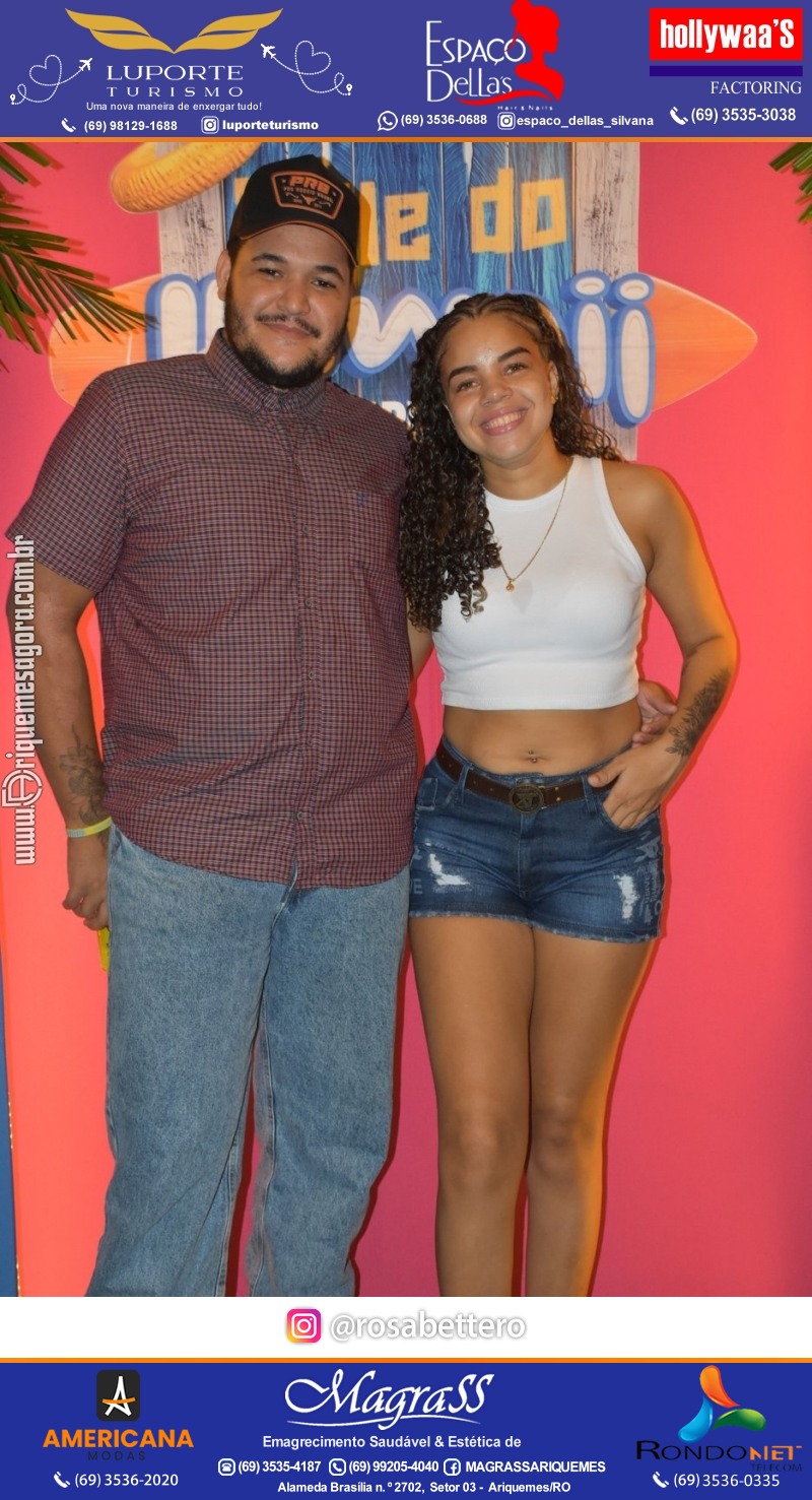 BAILE DO HAWAII em Ritmo Tropical na AABB em Ariquemes Rondônia