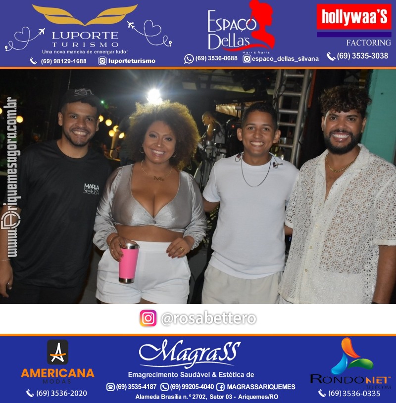 BAILE DO HAWAII em Ritmo Tropical na AABB em Ariquemes Rondônia