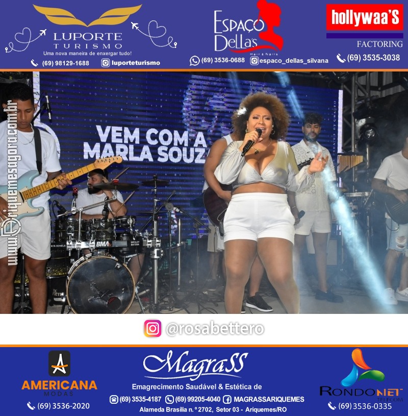 BAILE DO HAWAII em Ritmo Tropical na AABB em Ariquemes Rondônia