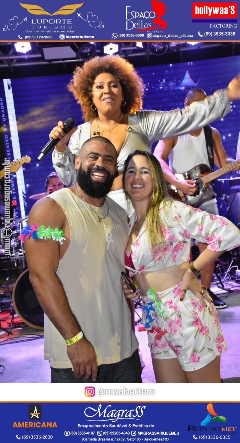 BAILE DO HAWAII em Ritmo Tropical na AABB em Ariquemes Rondônia