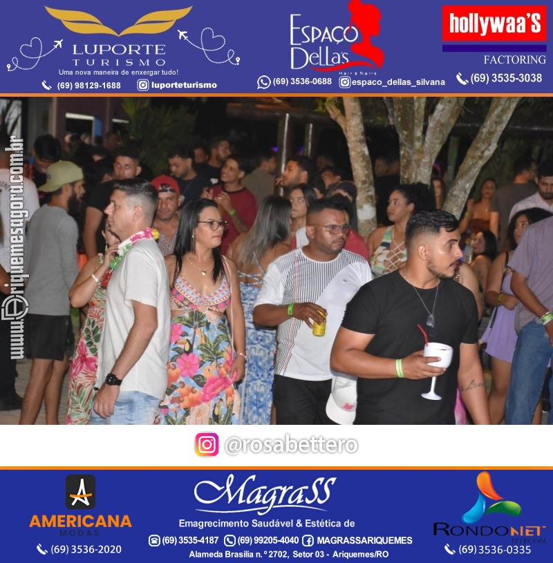 BAILE DO HAWAII em Ritmo Tropical na AABB em Ariquemes Rondônia