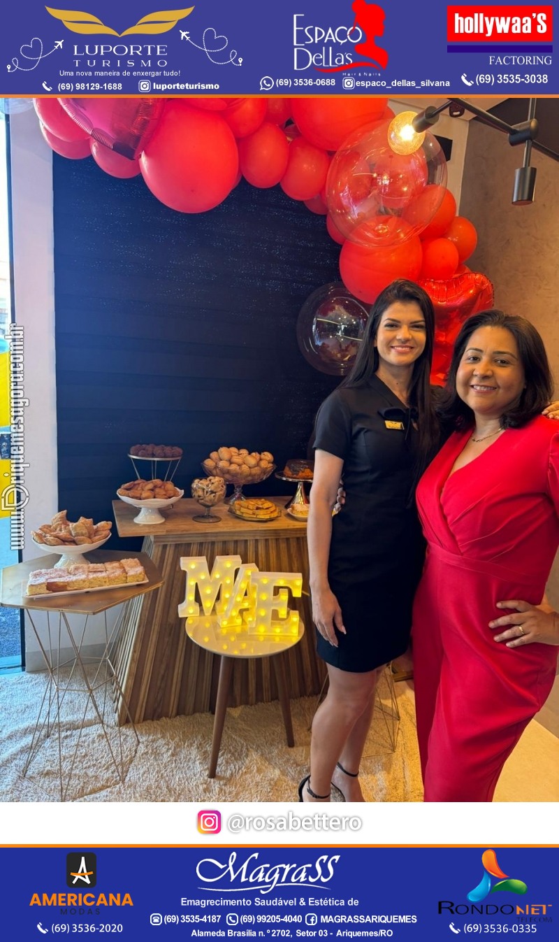 Coffee Break Especial de DIA DAS MÃES com sorteio de uma mala na Luporte Turismo em Ariquemes