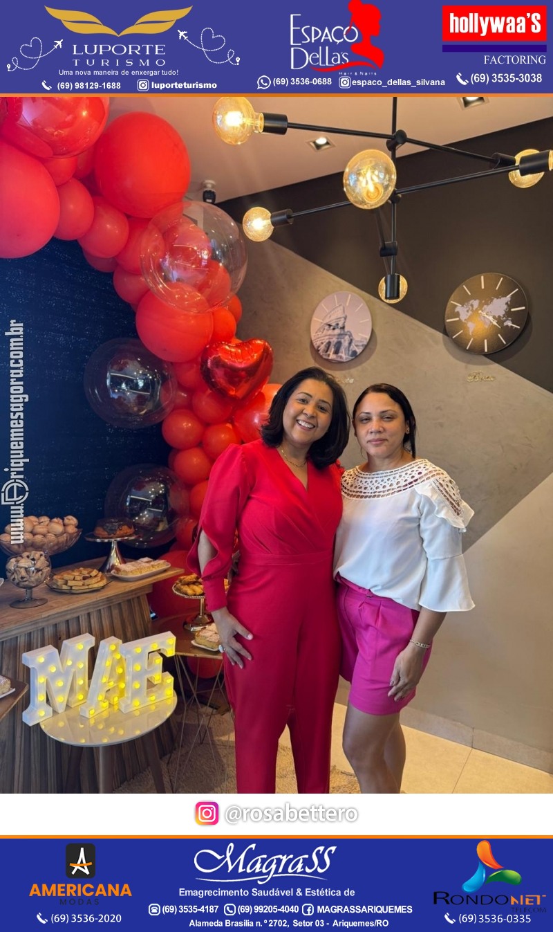 Coffee Break Especial de DIA DAS MÃES com sorteio de uma mala na Luporte Turismo em Ariquemes