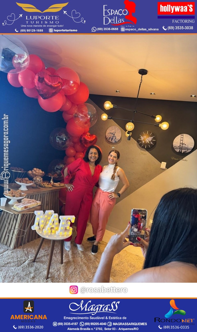 Coffee Break Especial de DIA DAS MÃES com sorteio de uma mala na Luporte Turismo em Ariquemes