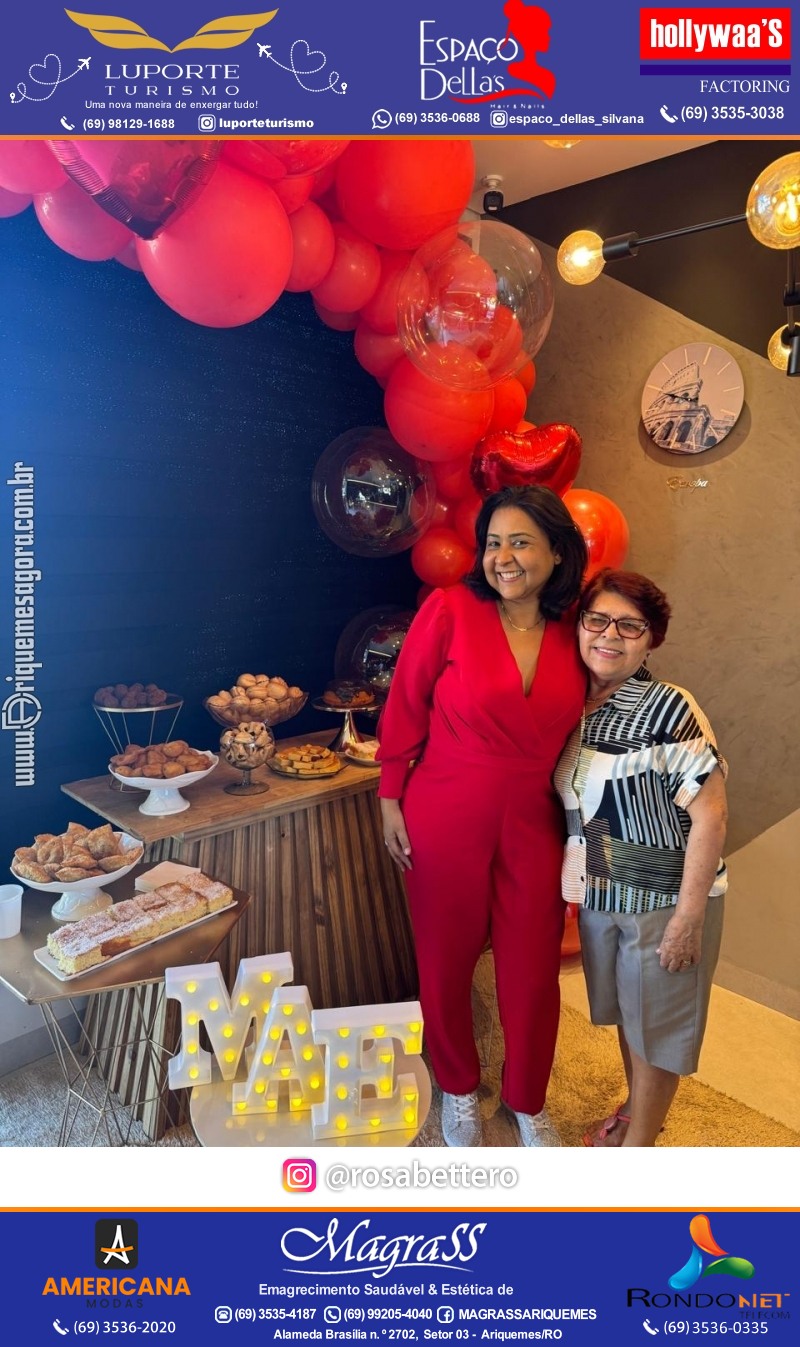 Coffee Break Especial de DIA DAS MÃES com sorteio de uma mala na Luporte Turismo em Ariquemes