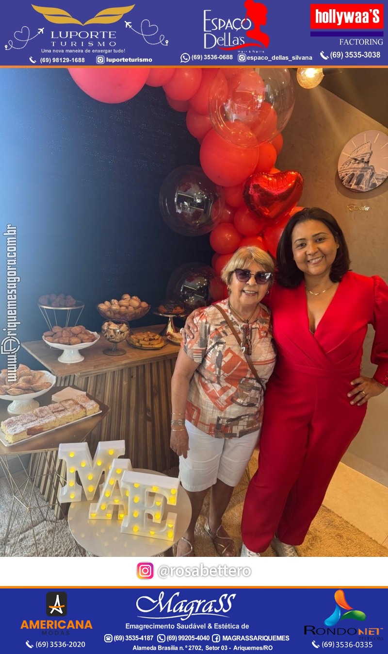 Coffee Break Especial de DIA DAS MÃES com sorteio de uma mala na Luporte Turismo em Ariquemes