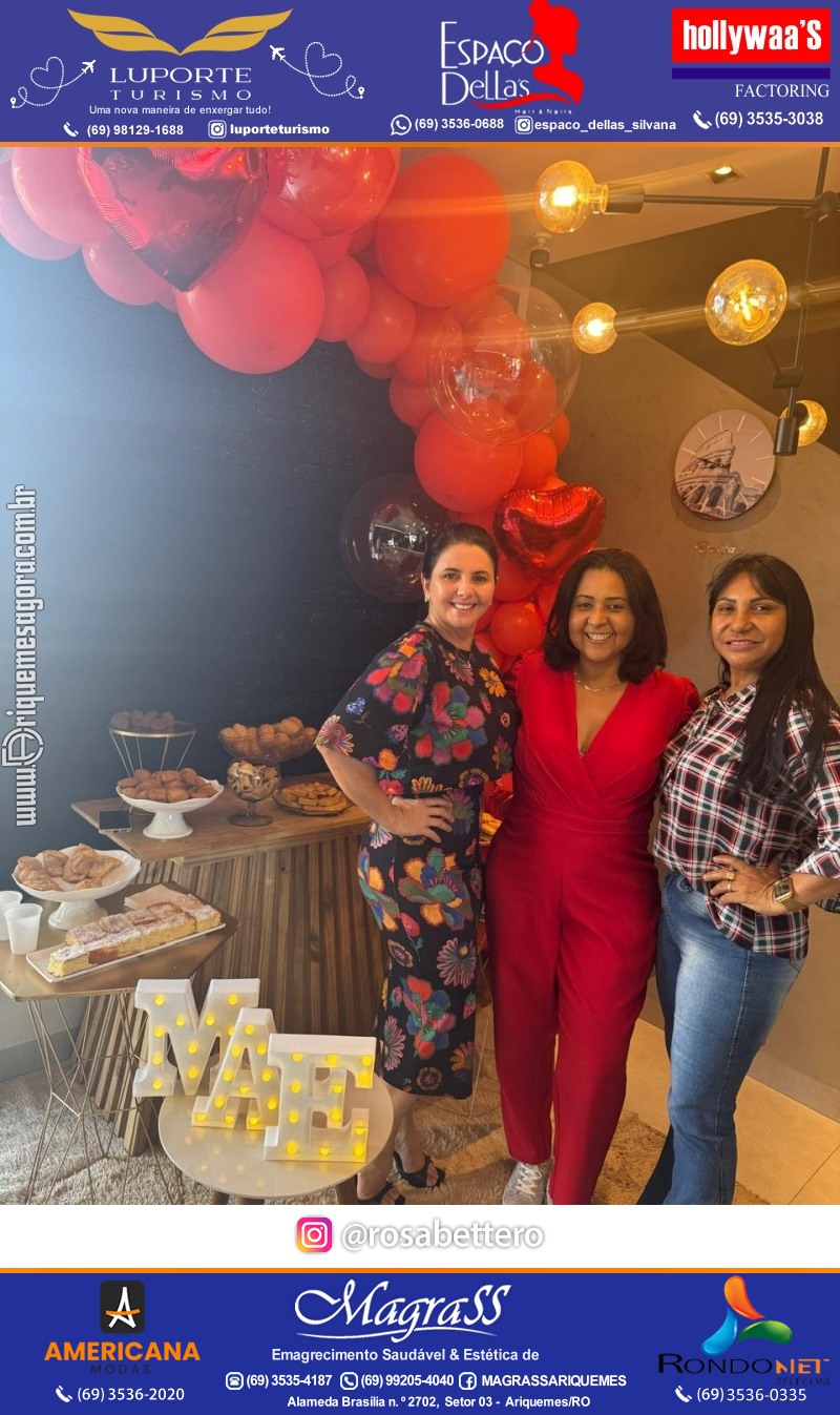 Coffee Break Especial de DIA DAS MÃES com sorteio de uma mala na Luporte Turismo em Ariquemes