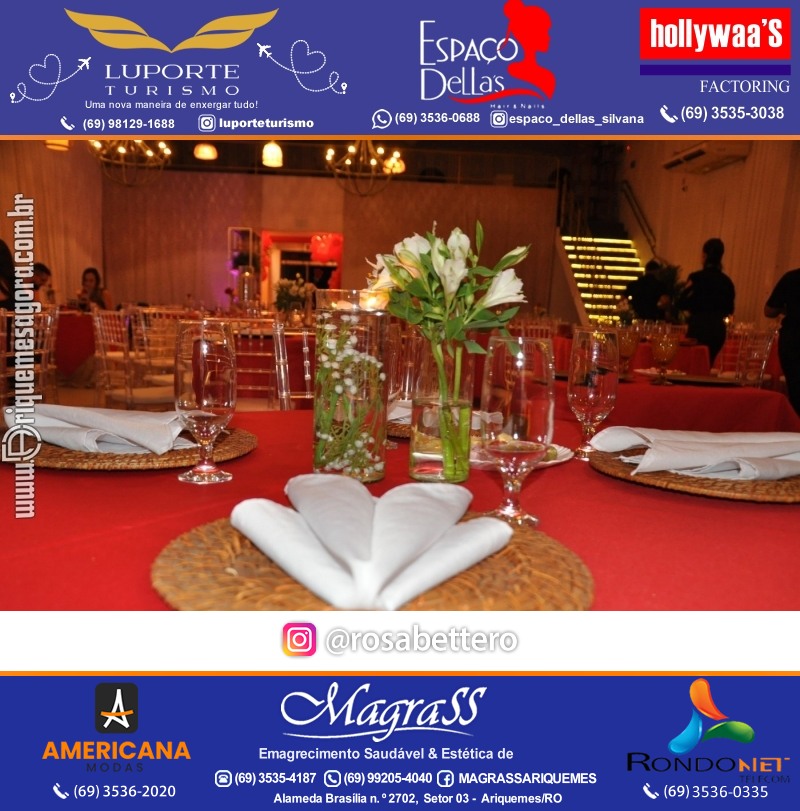 JANTAR DOS NAMORADOS no Espaço Celebrare Eventos em Ariquemes