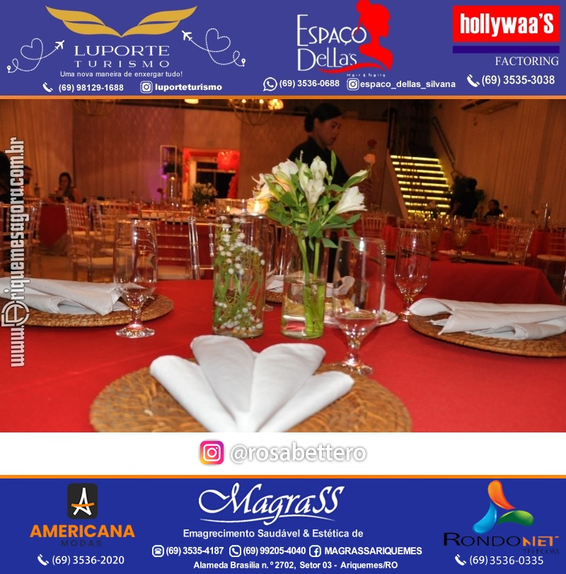 JANTAR DOS NAMORADOS no Espaço Celebrare Eventos em Ariquemes