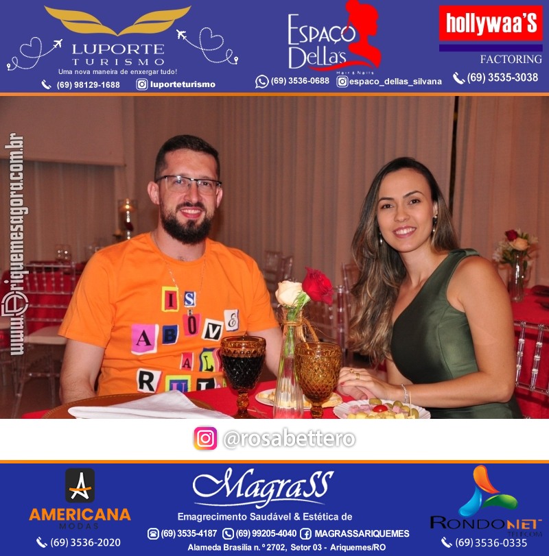 JANTAR DOS NAMORADOS no Espaço Celebrare Eventos em Ariquemes