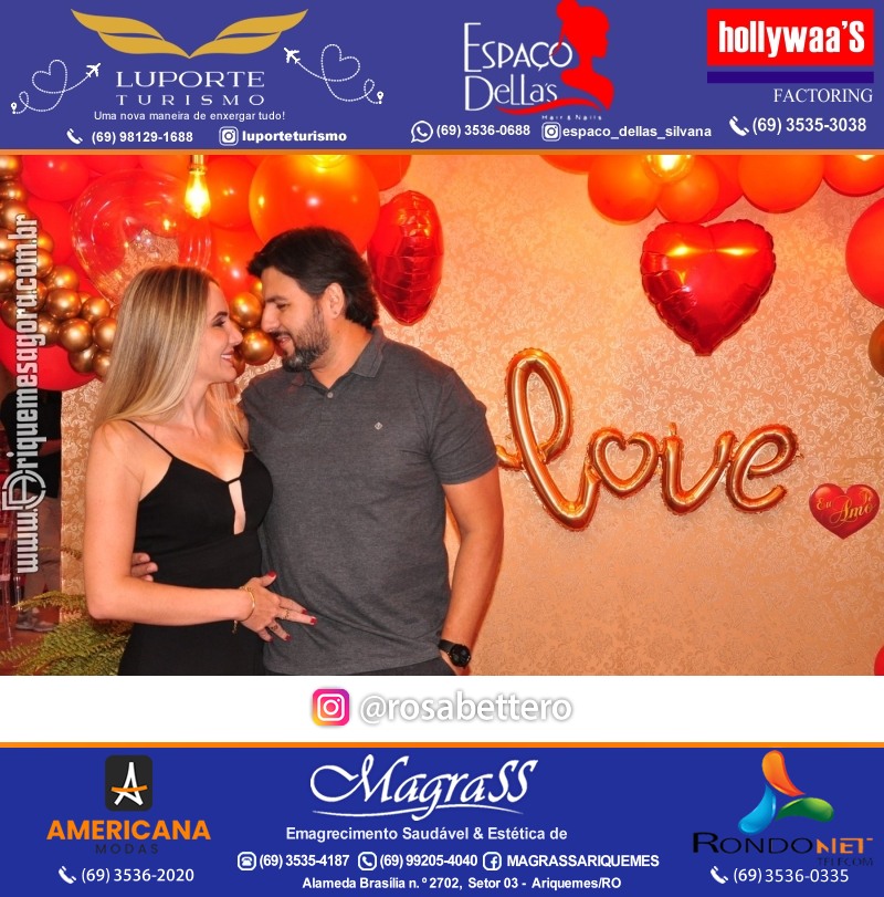 JANTAR DOS NAMORADOS no Espaço Celebrare Eventos em Ariquemes
