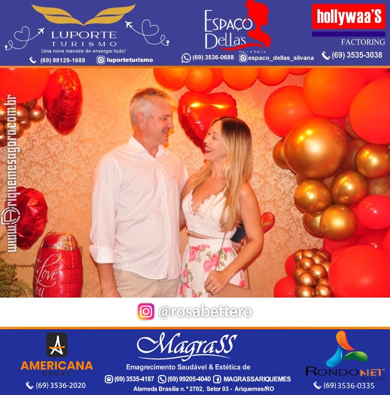 JANTAR DOS NAMORADOS no Espaço Celebrare Eventos em Ariquemes