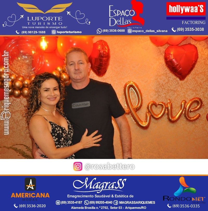 JANTAR DOS NAMORADOS no Espaço Celebrare Eventos em Ariquemes