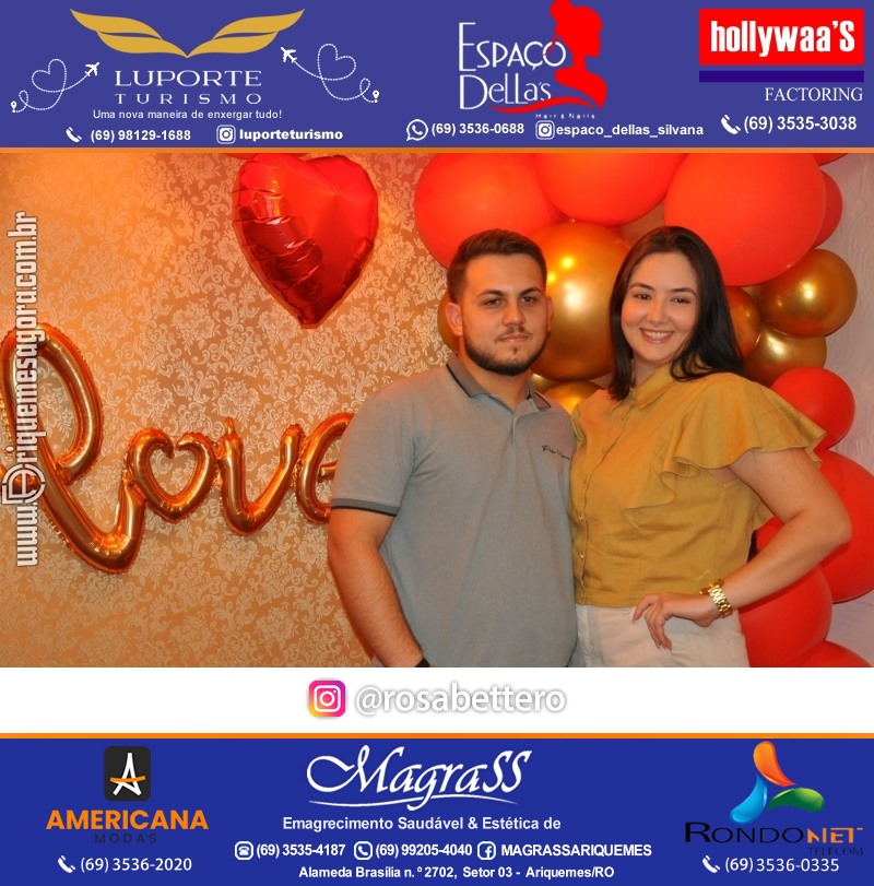 JANTAR DOS NAMORADOS no Espaço Celebrare Eventos em Ariquemes