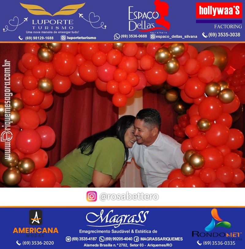 JANTAR DOS NAMORADOS no Espaço Celebrare Eventos em Ariquemes