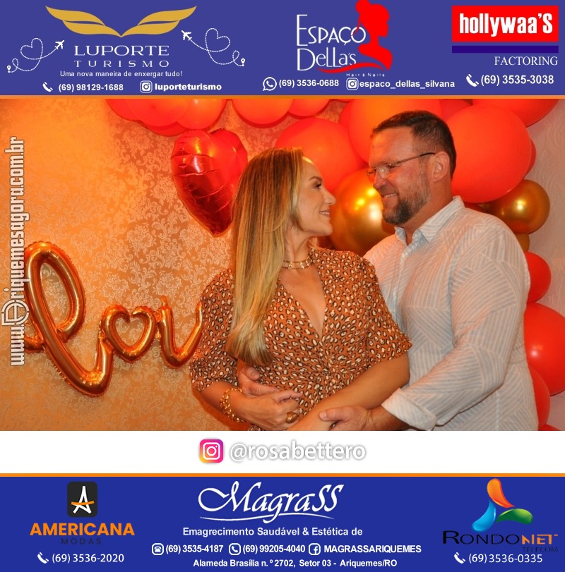 JANTAR DOS NAMORADOS no Espaço Celebrare Eventos em Ariquemes