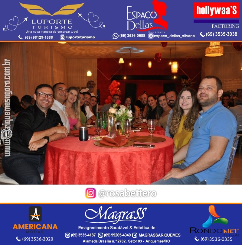 JANTAR DOS NAMORADOS no Espaço Celebrare Eventos em Ariquemes
