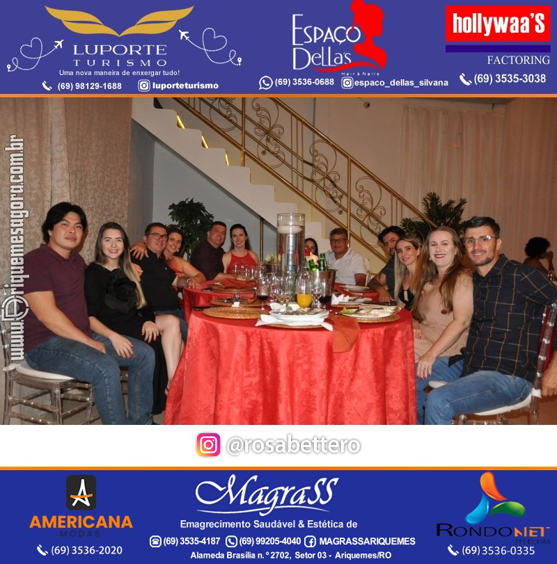 JANTAR DOS NAMORADOS no Espaço Celebrare Eventos em Ariquemes