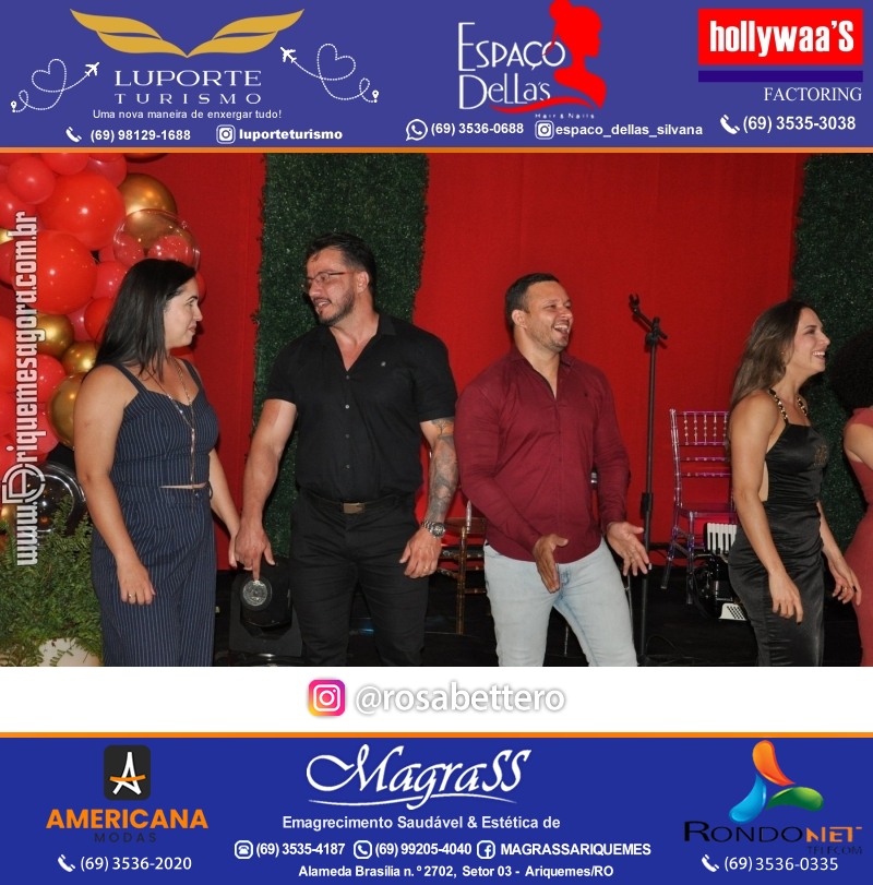 JANTAR DOS NAMORADOS no Espaço Celebrare Eventos em Ariquemes