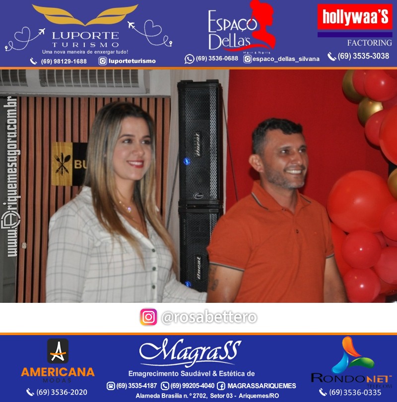 JANTAR DOS NAMORADOS no Espaço Celebrare Eventos em Ariquemes