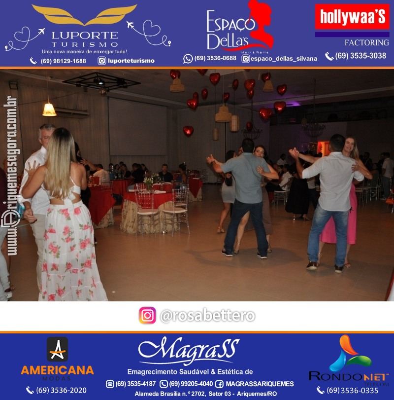 JANTAR DOS NAMORADOS no Espaço Celebrare Eventos em Ariquemes