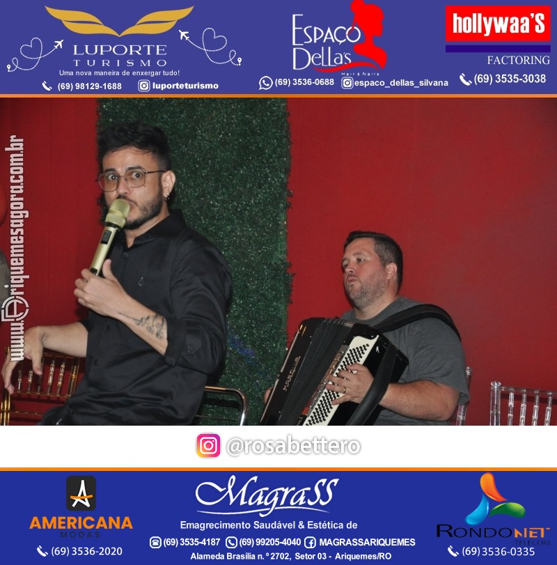 JANTAR DOS NAMORADOS no Espaço Celebrare Eventos em Ariquemes
