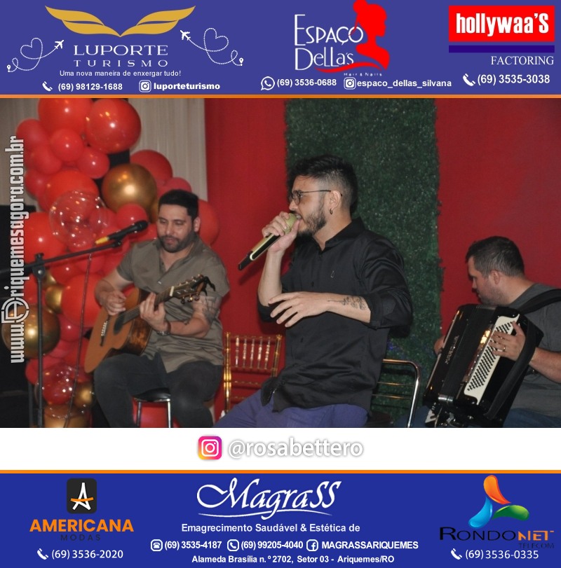 JANTAR DOS NAMORADOS no Espaço Celebrare Eventos em Ariquemes