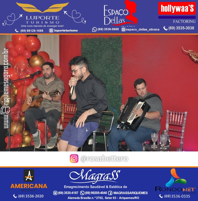 JANTAR DOS NAMORADOS no Espaço Celebrare Eventos em Ariquemes