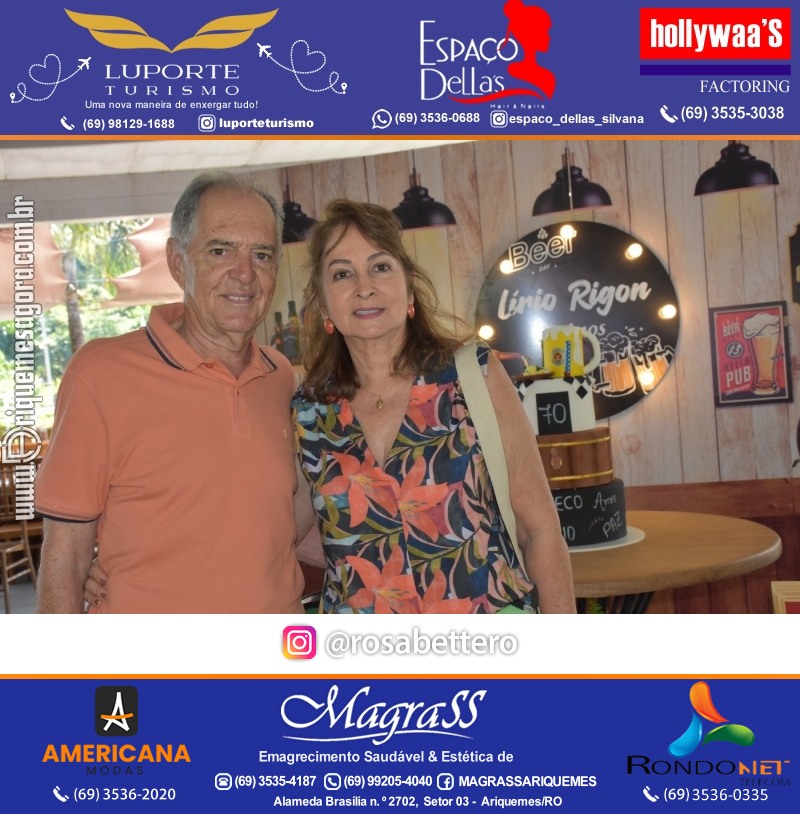 Aniversário 70 anos de Lírio Rigon em Ariquemes