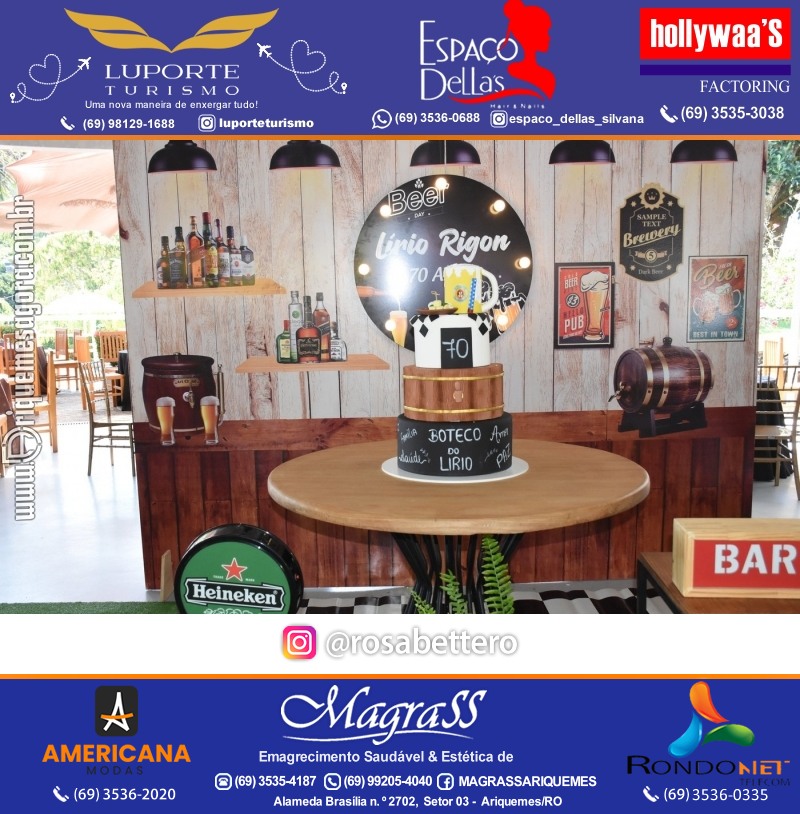 Aniversário 70 anos de Lírio Rigon em Ariquemes
