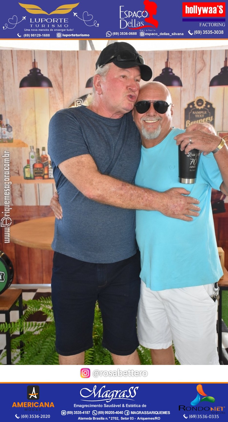 Aniversário 70 anos de Lírio Rigon em Ariquemes