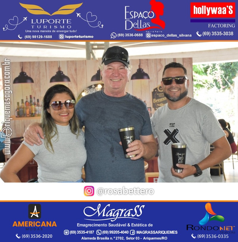 Aniversário 70 anos de Lírio Rigon em Ariquemes