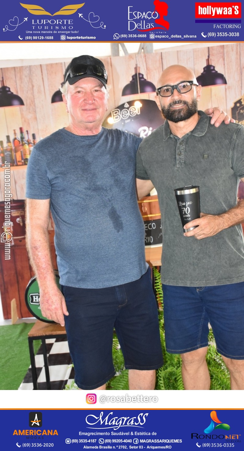 Aniversário 70 anos de Lírio Rigon em Ariquemes