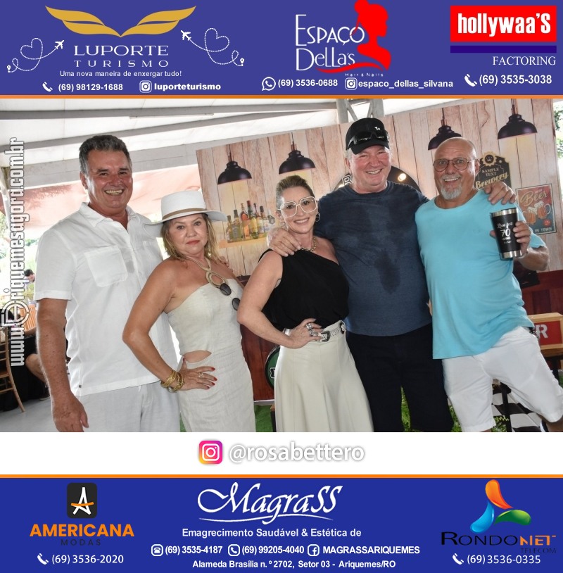Aniversário 70 anos de Lírio Rigon em Ariquemes