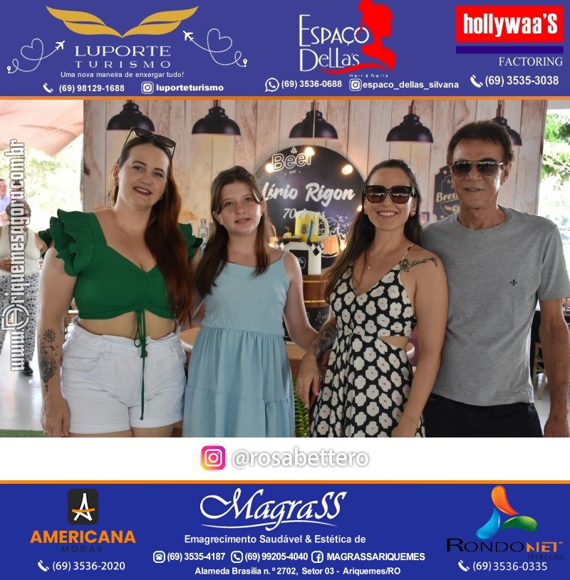 Aniversário 70 anos de Lírio Rigon em Ariquemes