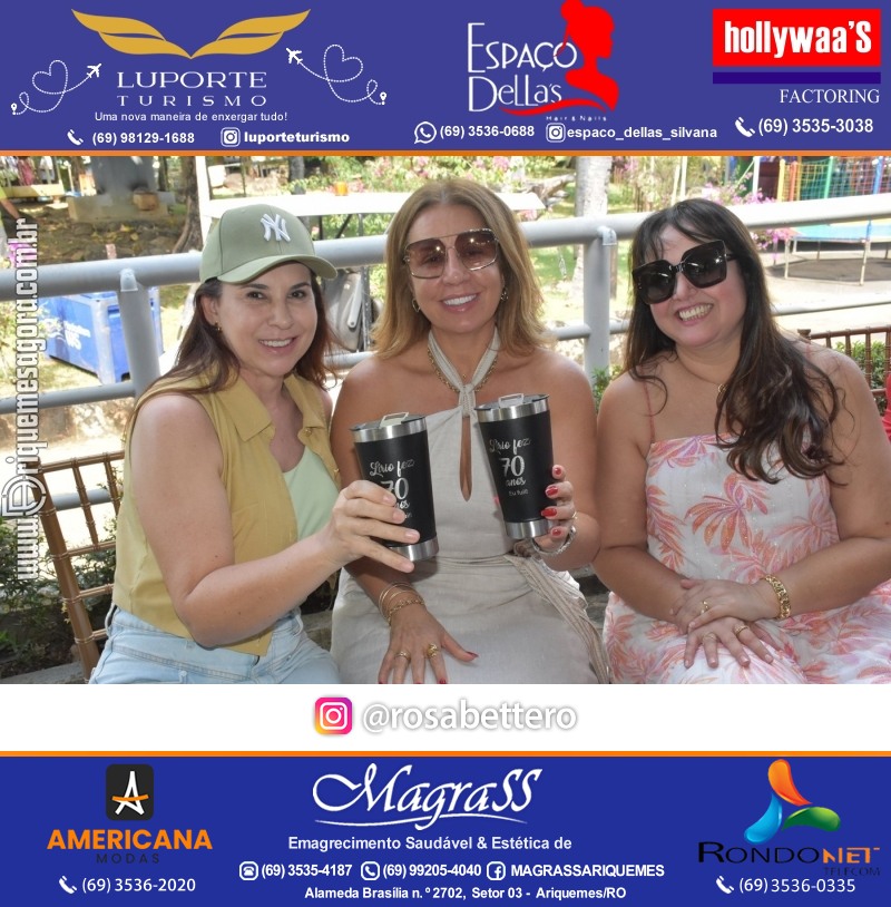 Aniversário 70 anos de Lírio Rigon em Ariquemes