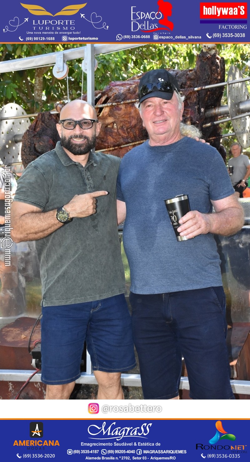 Aniversário 70 anos de Lírio Rigon em Ariquemes