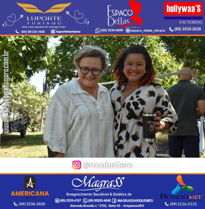 Aniversário 70 anos de Lírio Rigon em Ariquemes