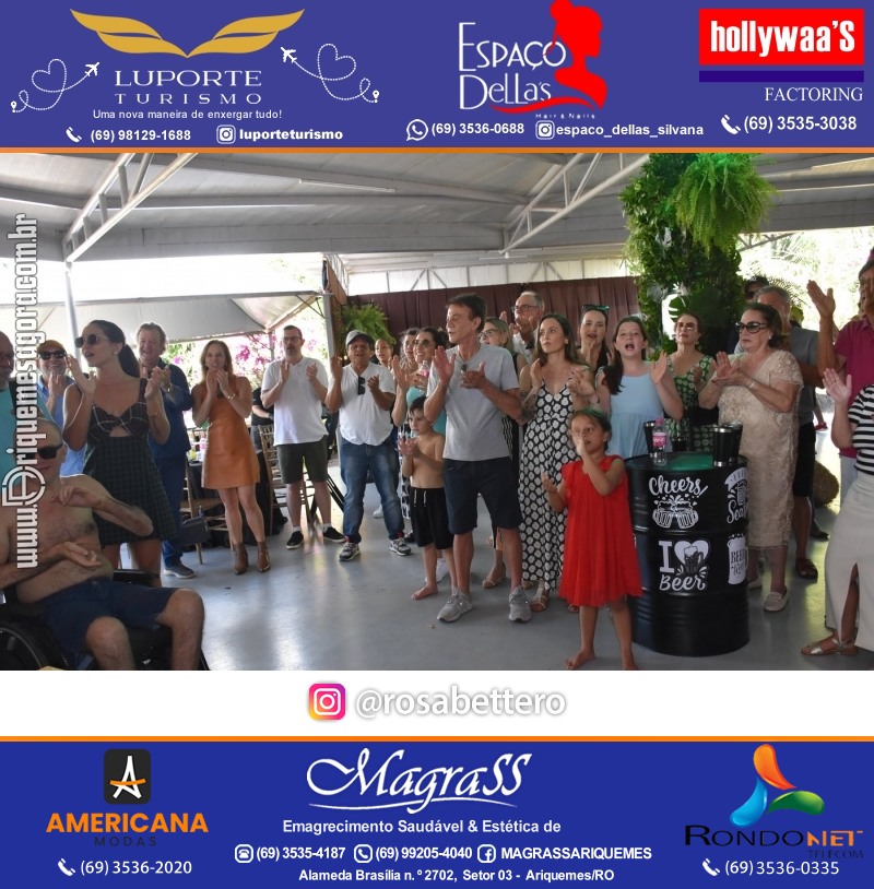 Aniversário 70 anos de Lírio Rigon em Ariquemes