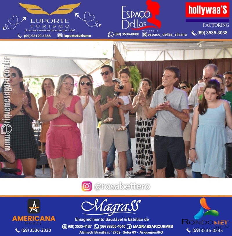 Aniversário 70 anos de Lírio Rigon em Ariquemes