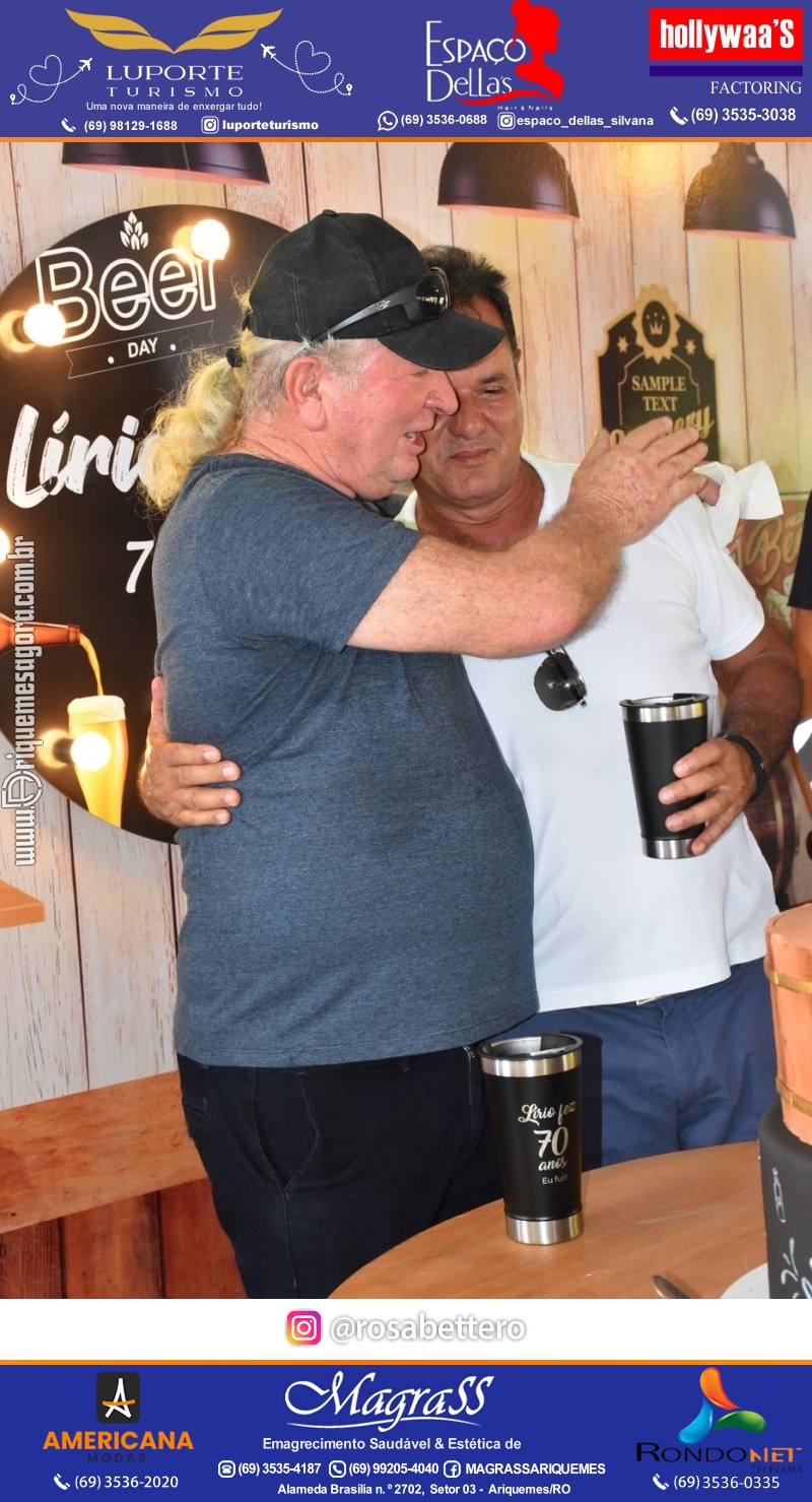 Aniversário 70 anos de Lírio Rigon em Ariquemes