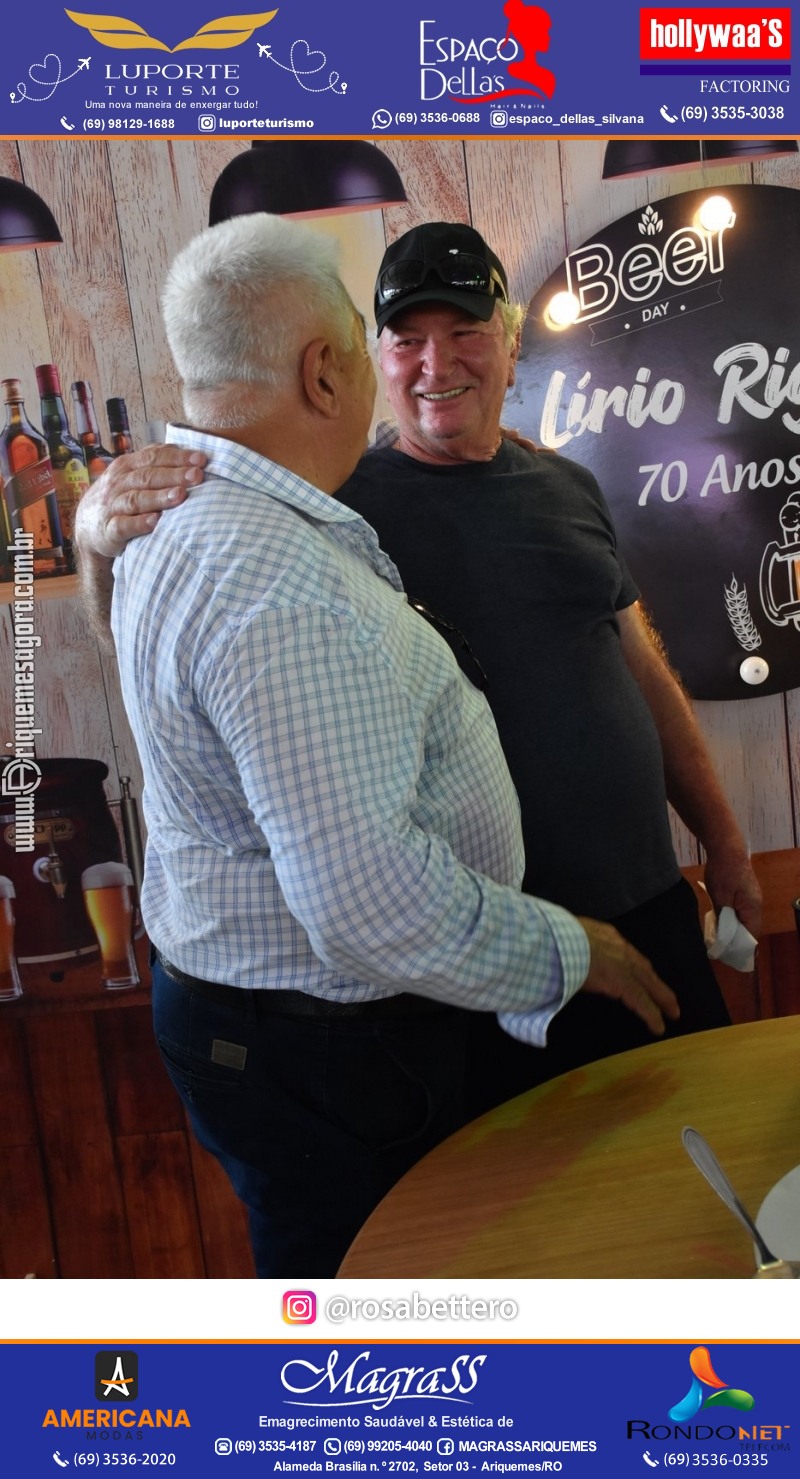 Aniversário 70 anos de Lírio Rigon em Ariquemes