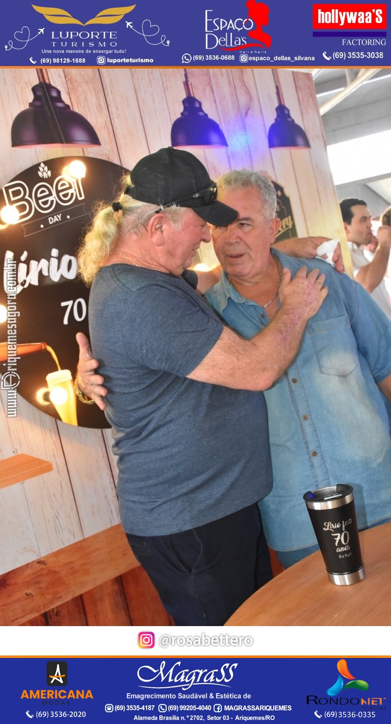Aniversário 70 anos de Lírio Rigon em Ariquemes