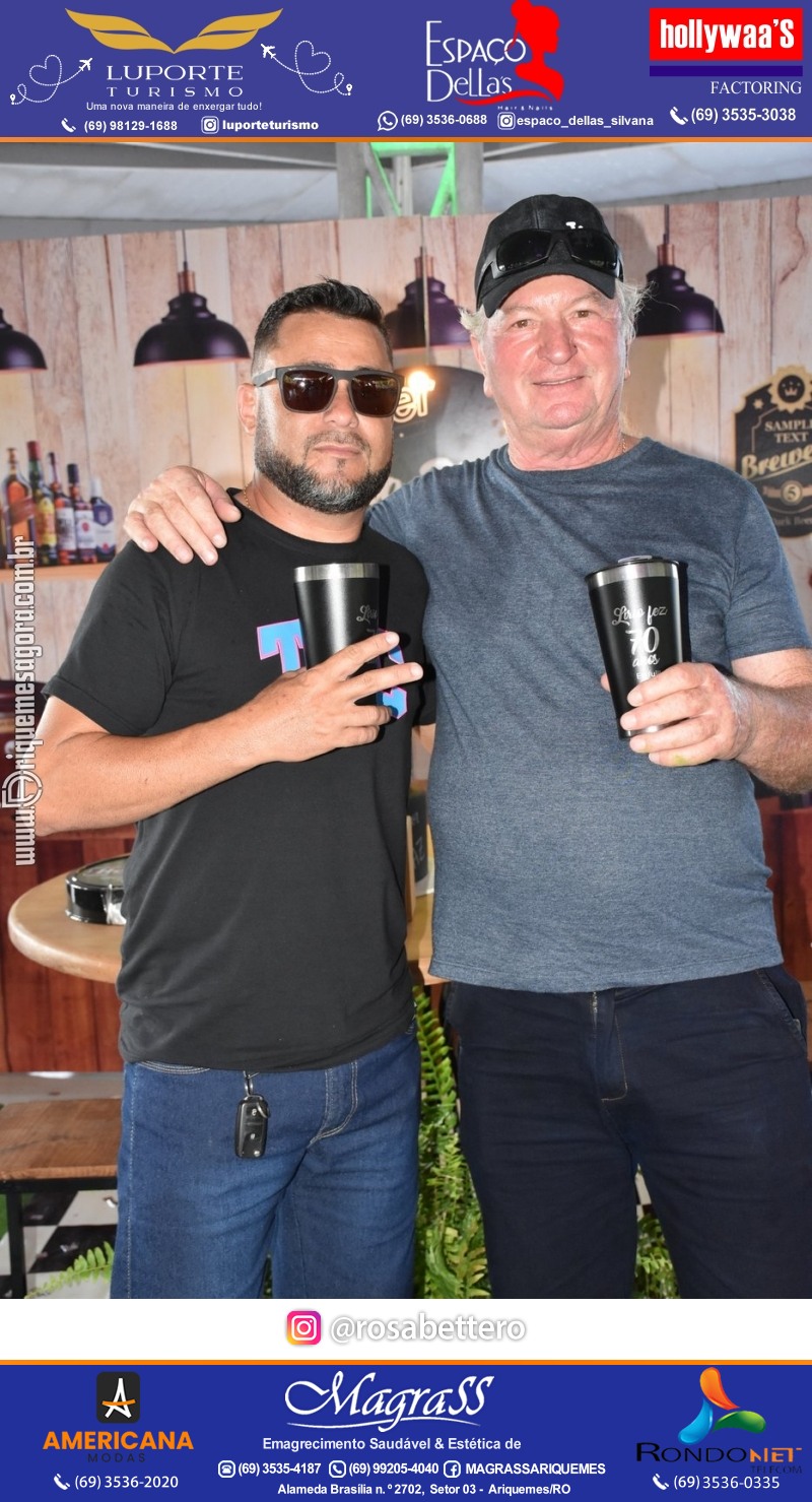 Aniversário 70 anos de Lírio Rigon em Ariquemes