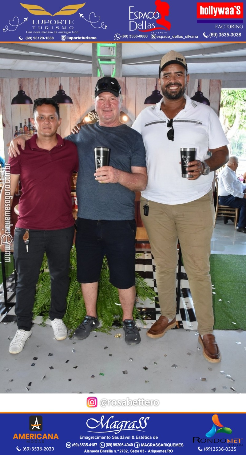 Aniversário 70 anos de Lírio Rigon em Ariquemes